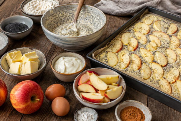 Zutaten- oder Vorbereitungsansicht zum Rezept.