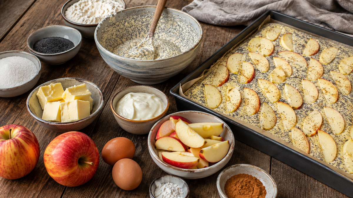 Zutaten- oder Vorbereitungsansicht zum Rezept.