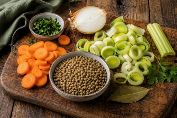 Zutaten- oder Vorbereitungsansicht zum Rezept.