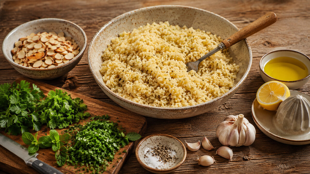 Zutaten- oder Vorbereitungsansicht zum Rezept.