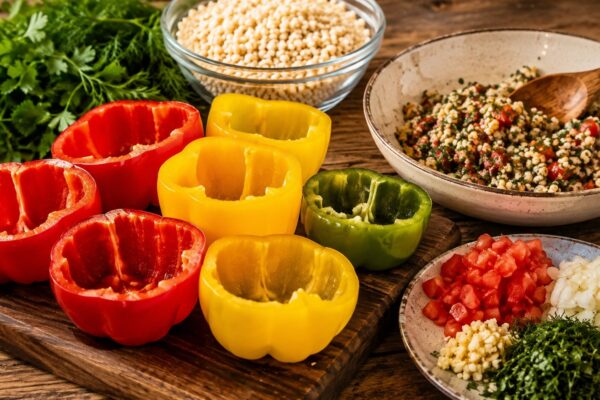 Zutaten- oder Vorbereitungsansicht zum Rezept.