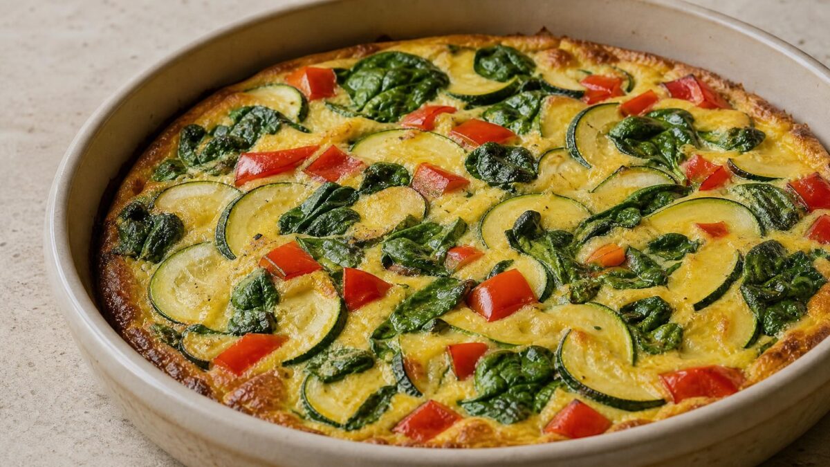 Fertiges Gericht aus einer alternativen Perspektive. Rezept: Gemüse-Frittata aus dem Ofen