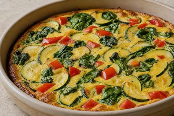 Fertiges Gericht aus einer alternativen Perspektive. Rezept: Gemüse-Frittata aus dem Ofen