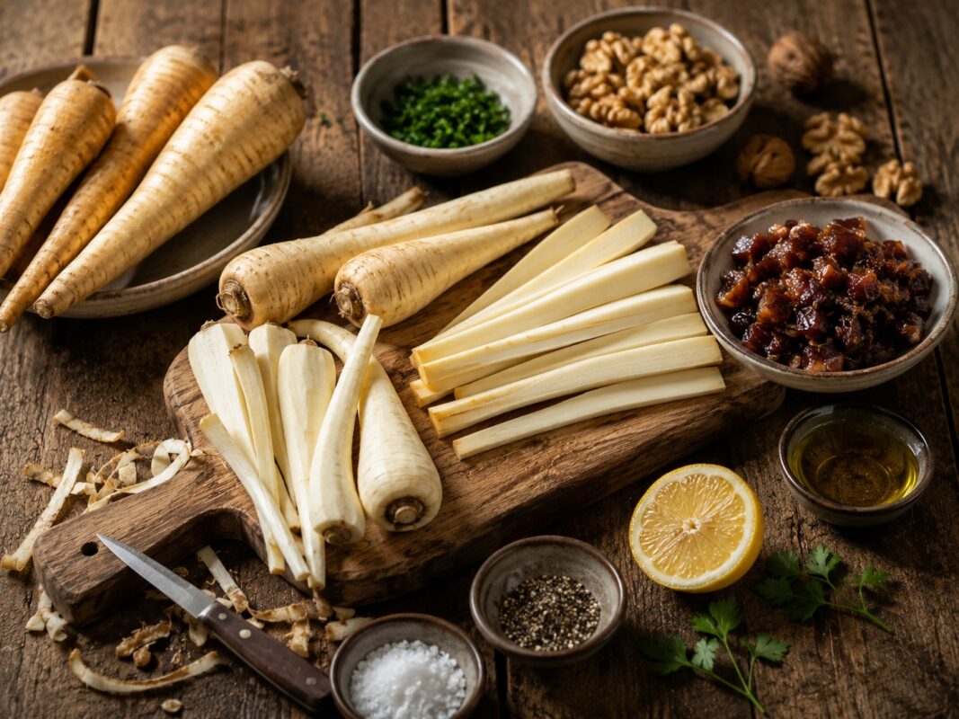 Zutaten- oder Vorbereitungsansicht zum Rezept.