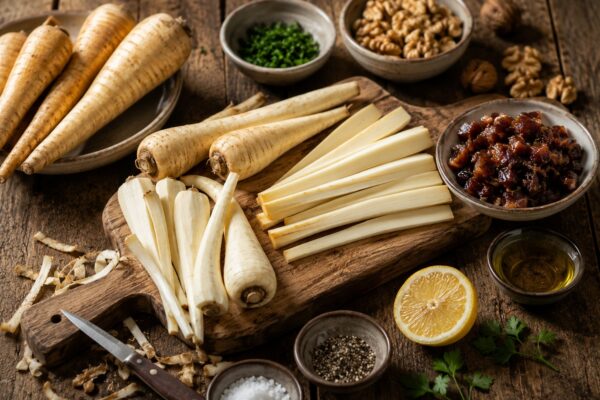 Zutaten- oder Vorbereitungsansicht zum Rezept.