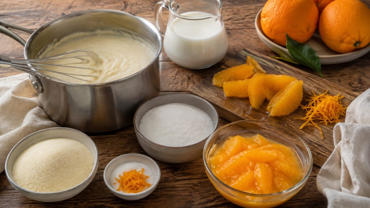 Zutaten- oder Vorbereitungsansicht zum Rezept.