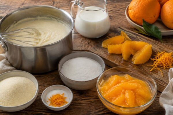 Zutaten- oder Vorbereitungsansicht zum Rezept.