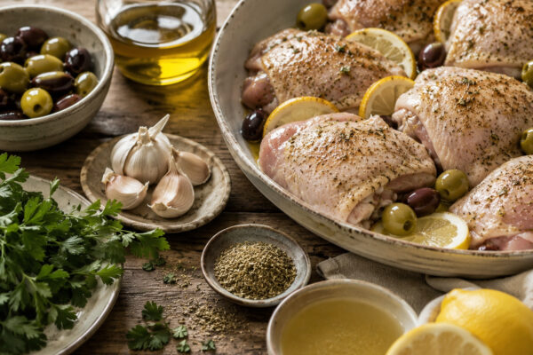 Zutaten- oder Vorbereitungsansicht zum Rezept.