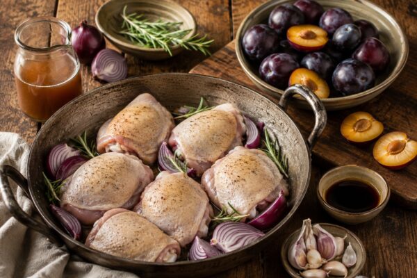 Zutaten- oder Vorbereitungsansicht zum Rezept.
