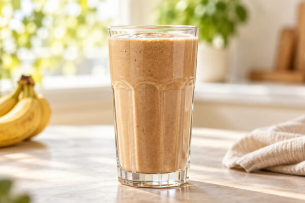 Kaffee-Bananen-Smoothie mit Haferdrink