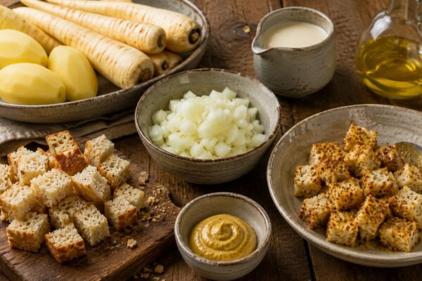 Zutaten- oder Vorbereitungsansicht zum Rezept.