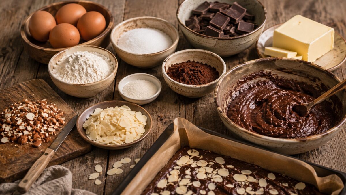 Zutaten- oder Vorbereitungsansicht zum Rezept.