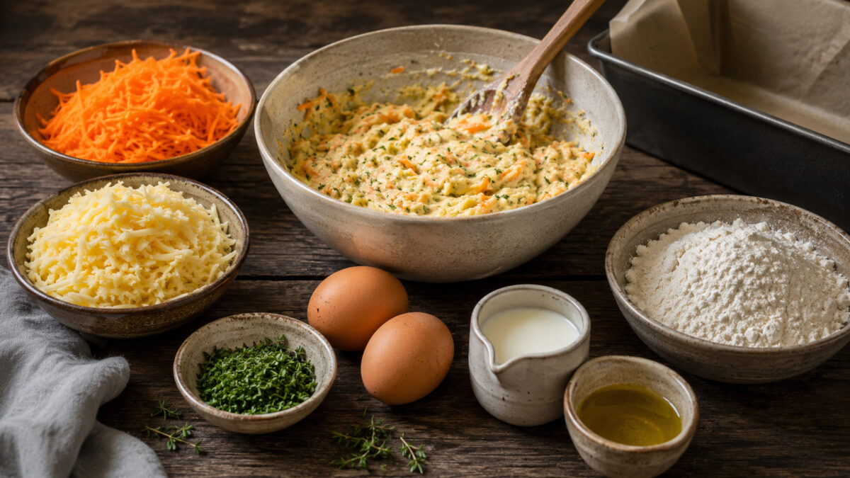 Zutaten- oder Vorbereitungsansicht zum Rezept.