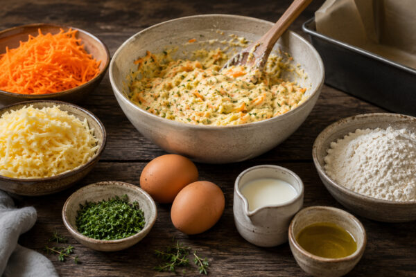 Zutaten- oder Vorbereitungsansicht zum Rezept.
