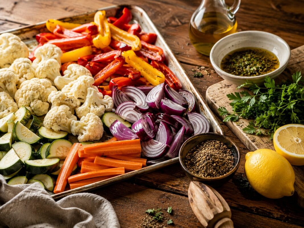Zutaten- oder Vorbereitungsansicht zum Rezept.