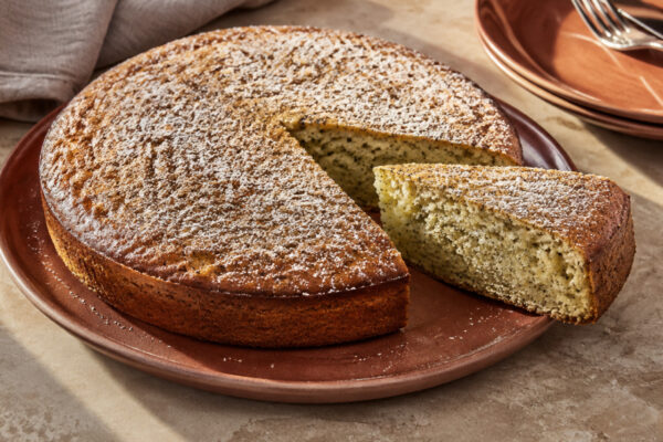 Fertiges Gericht aus alternativer Perspektive. Rezept: Orangen-Mohn-Kuchen