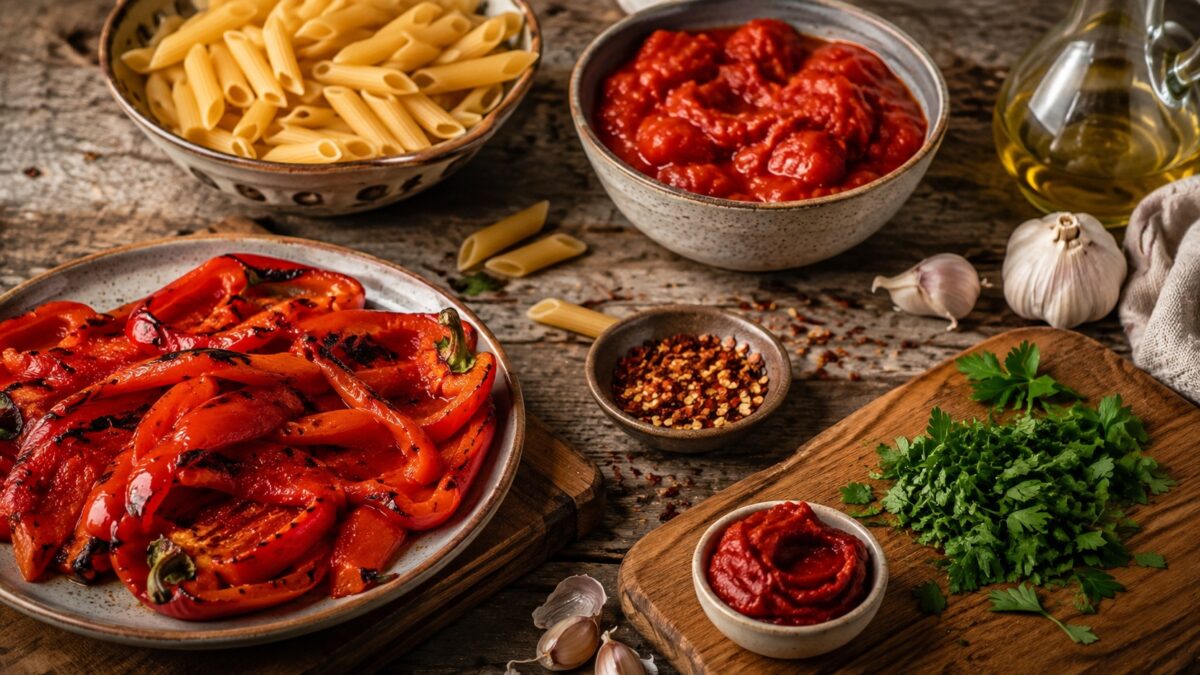 Zutaten- oder Vorbereitungsansicht zum Rezept.