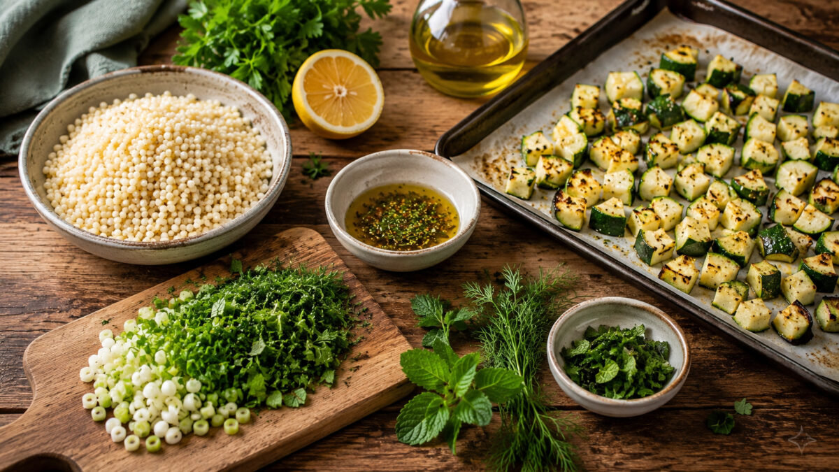 Zutaten- oder Vorbereitungsansicht zum Rezept.