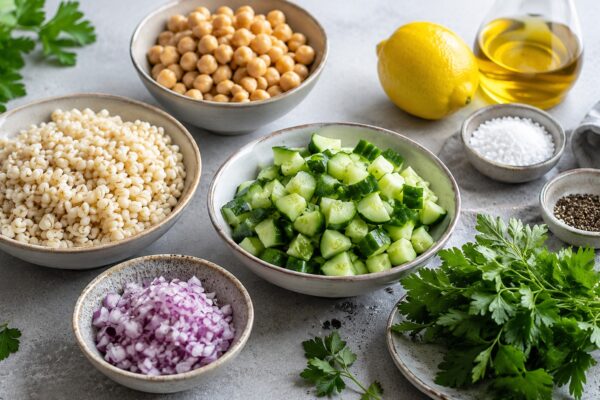 Zutaten- oder Vorbereitungsansicht zum Rezept.