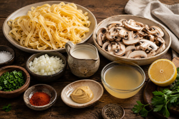 Zutaten- oder Vorbereitungsansicht zum Rezept.