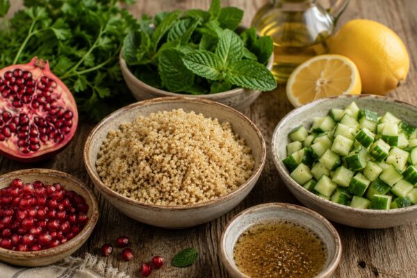 Zutaten- oder Vorbereitungsansicht zum Rezept.