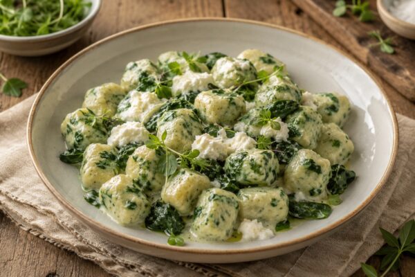 Ricotta-Spinat-Gnocchi