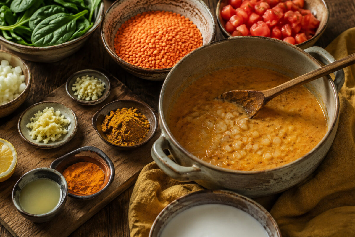Zutaten- oder Vorbereitungsansicht zum Rezept.