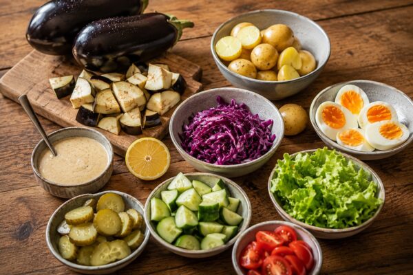 Zutaten- oder Vorbereitungsansicht zum Rezept.