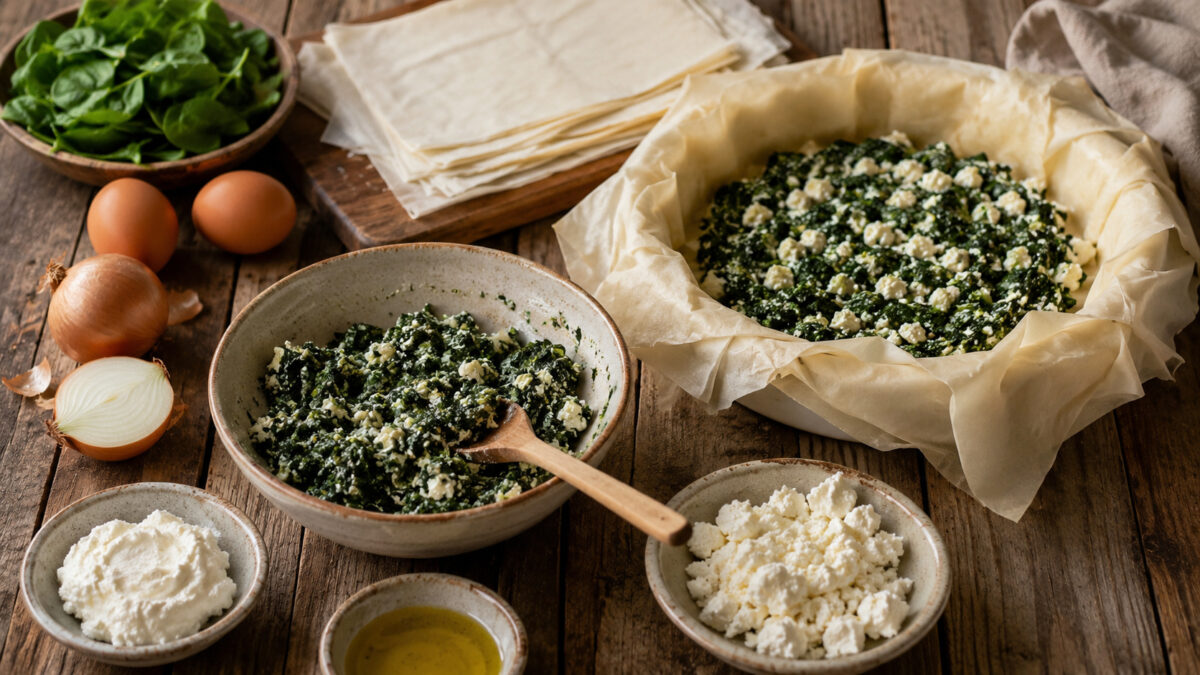 Zutaten- oder Vorbereitungsansicht zum Rezept.
