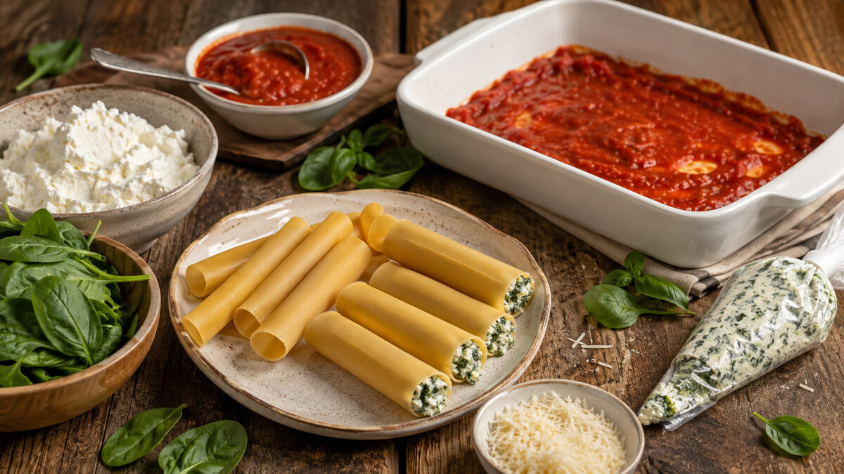 Zutaten- oder Vorbereitungsansicht zum Rezept.