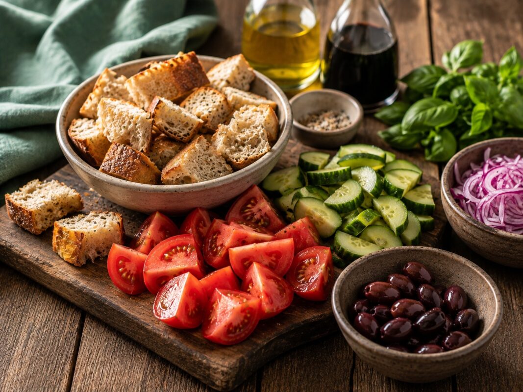 Zutaten- oder Vorbereitungsansicht zum Rezept.