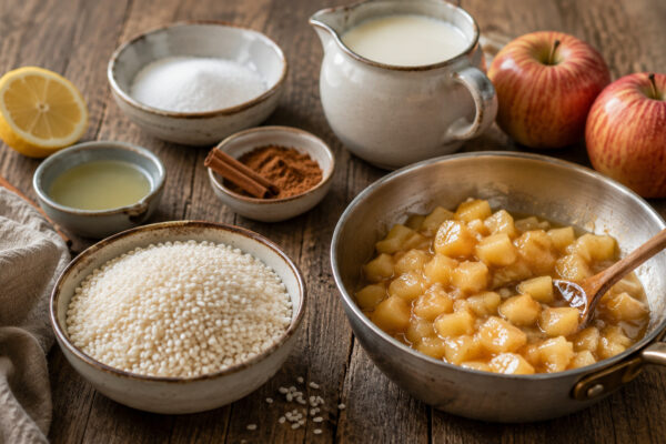 Zutaten- oder Vorbereitungsansicht zum Rezept.