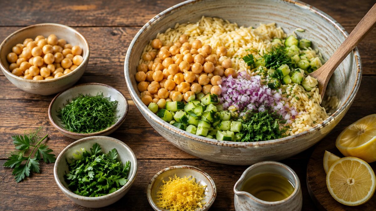 Zutaten- oder Vorbereitungsansicht zum Rezept.