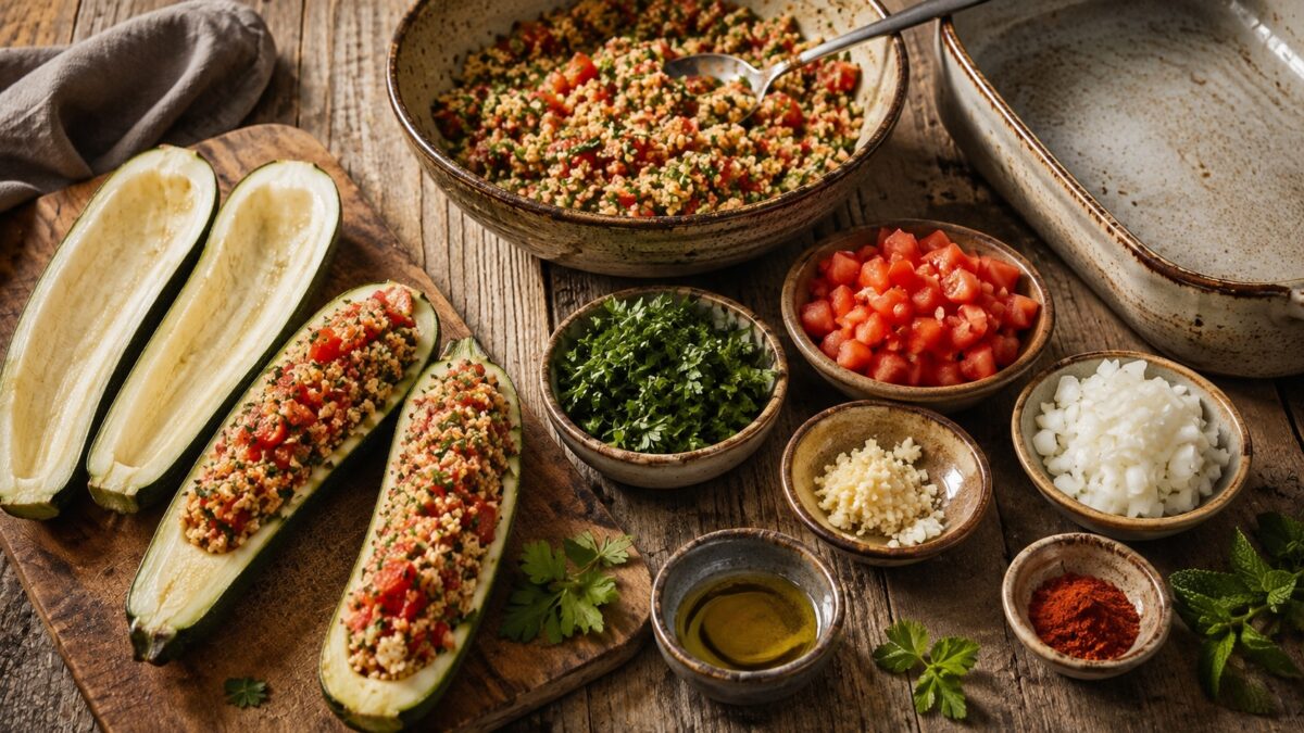 Zutaten- oder Vorbereitungsansicht zum Rezept.